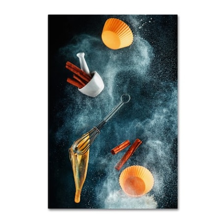 Dina Belenko 'Kitchen Mess Cinnamon Cupcake' Canvas Art,30x47